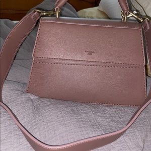 Angela Roi Hamilton satchel in ash rose
